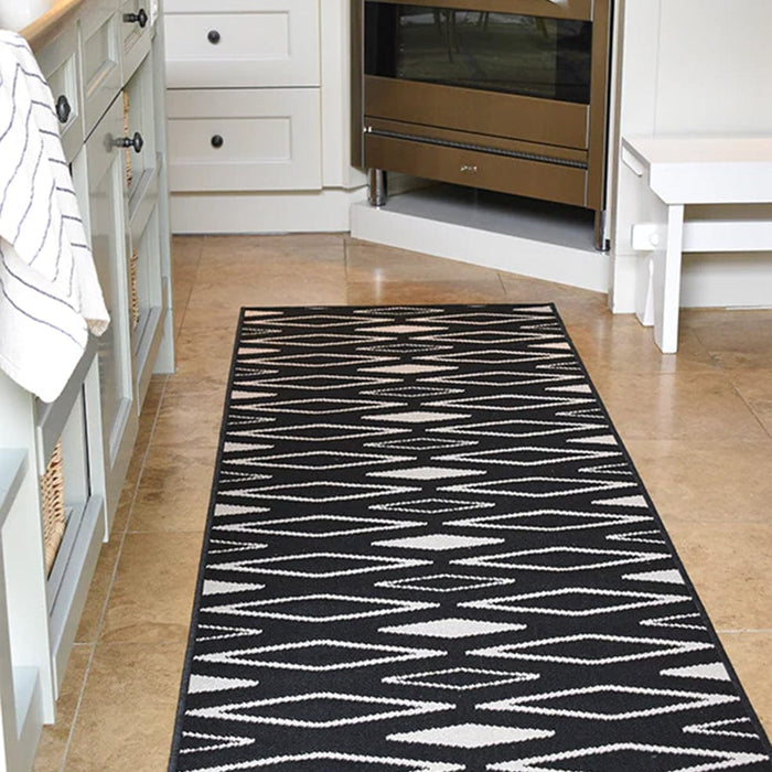 elevenpast Rug Kimberley Reversible Black and White Rug