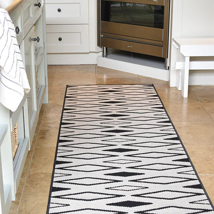 elevenpast Rug Kimberley Reversible Black and White Rug