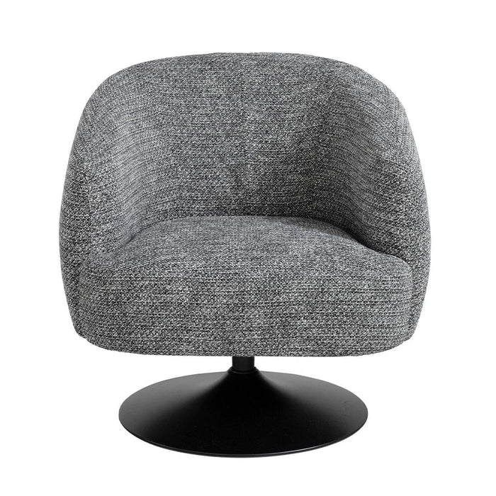 Hertex Haus Occasional Chair Melody Swivel Occasional Chair in Toast | Liquorice