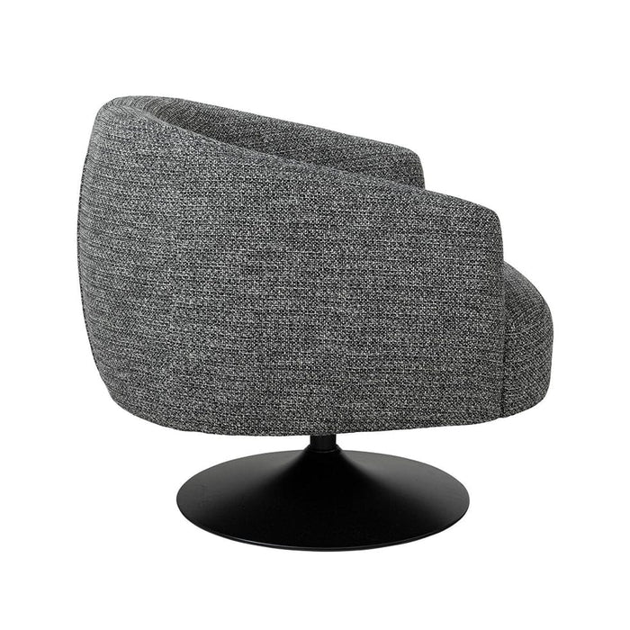 Hertex Haus Occasional Chair Melody Swivel Occasional Chair in Toast | Liquorice