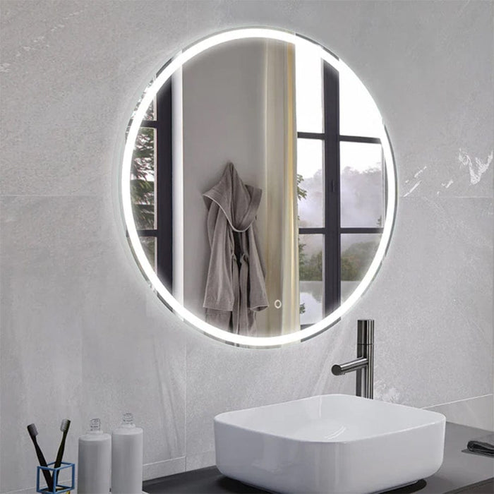 elevenpast Bathroom Mirror Mia Round Integrated LED Bathroom Mirror