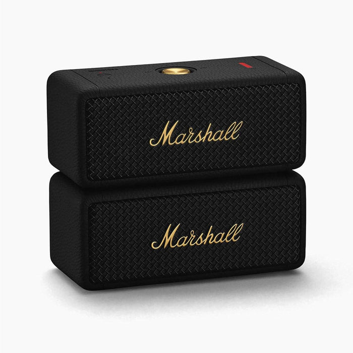 Marshall Speakers Marshall Emberton II Bluetooth Portable Speaker Cream | Black Brass | Black Steel