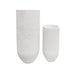 elevenpast Pots & Planters European Vertical Japi Planter White