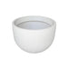 elevenpast Pots & Planters Rustic Round Japi Planter White