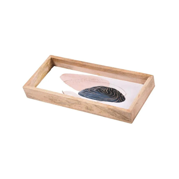 elevenpast Tray Rectangular Wooden Decorative Tray