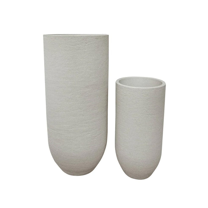 elevenpast Pots & Planters European Vertical Japi Planter Sandstone