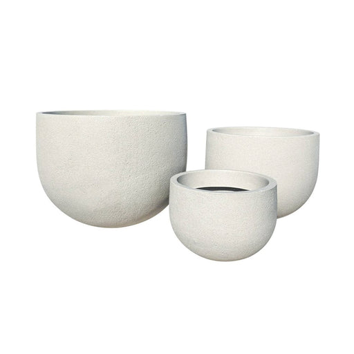 elevenpast Pots & Planters Rustic Round Japi Planter Sandstone