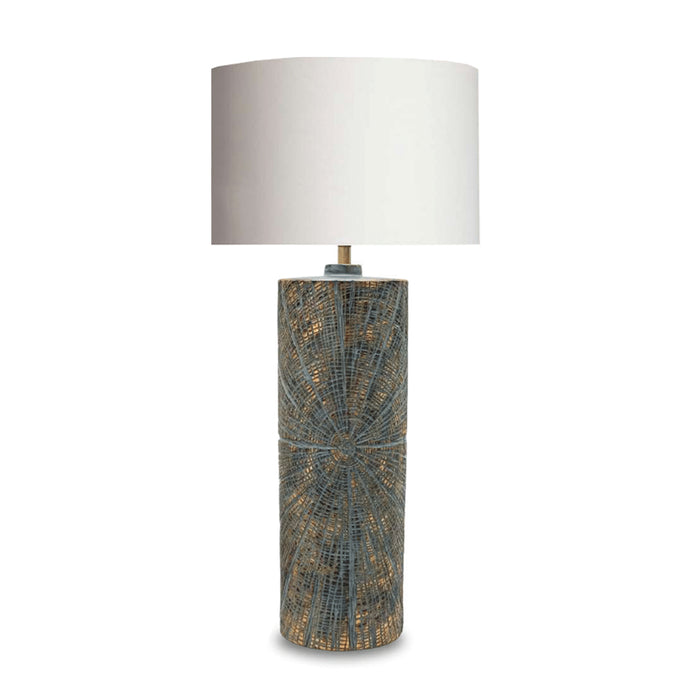 Seger Resin Table Lamp Antique Brass