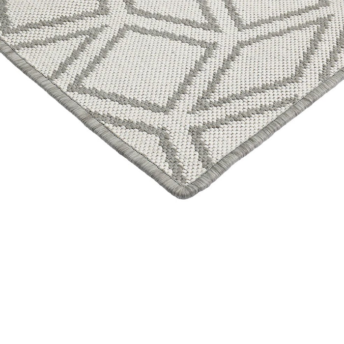 elevenpast Rug Rhombus Reversible Pewter Rug