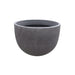 elevenpast Pots & Planters Rustic Round Japi Planter Black Slate