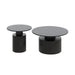 elevenpast Coffee Tables Totem Nested Wood Coffee and Side Tables Black