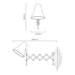 elevenpast Wall Light Cologne Expandable Metal Wall Light Black | White