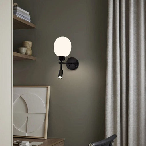 elevenpast Wall light Elle Reading Wall Light | Black, Satin or Antique