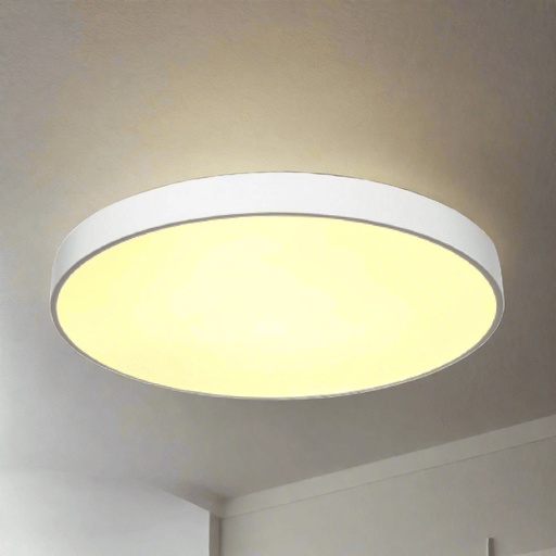 elevenpast Ceiling Light Zea LED Metal Ceiling Light White Medium | Large