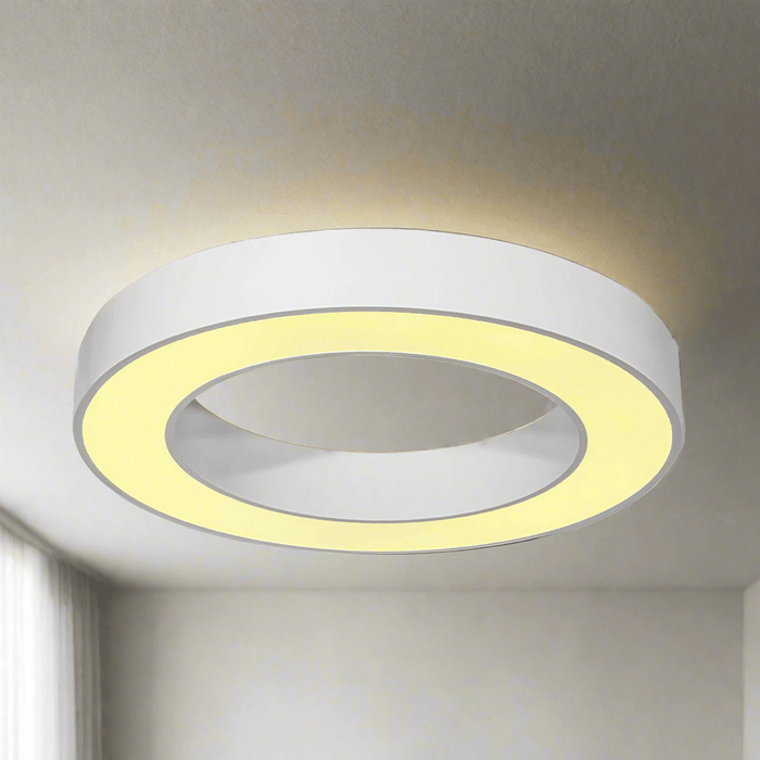 elevenpast Ceiling Light Yasmin LED Metal Ceiling Light White Medium | Large