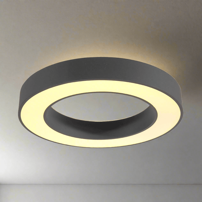 elevenpast Ceiling Light Yasmin LED Metal Ceiling Light Black Medium | Large