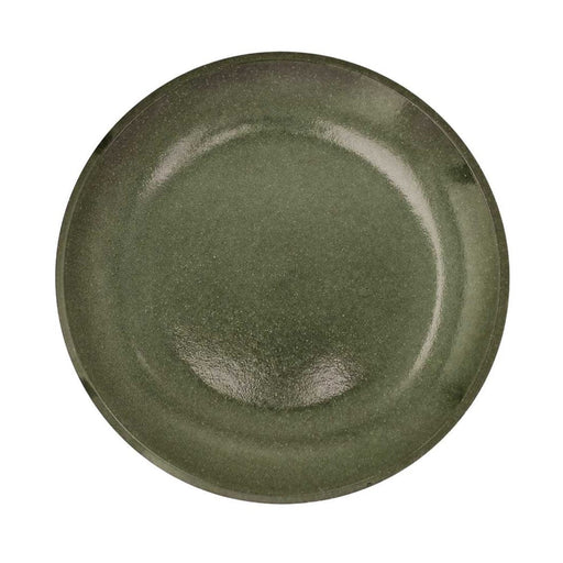 elevenpast Green Ceramic Dinner Plate Set Of 6 | Green or Grey A4078