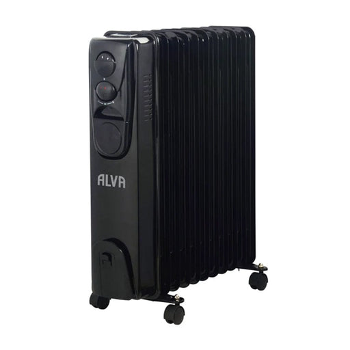 ALVA Heater ALVA 11 Fins 2500W Oil Filled Heater Black AOH201-11 6003339008529
