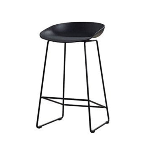 elevenpast Black Camden Metal and PP Bar Stool ART017BLK75BLK