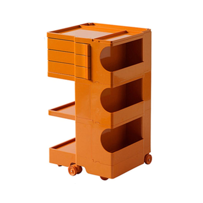 elevenpast Cabinets & Storage Orange Bobby Mobile Storage Unit White | Pink | Matcha | Ginger | Orange ART071ORANGE