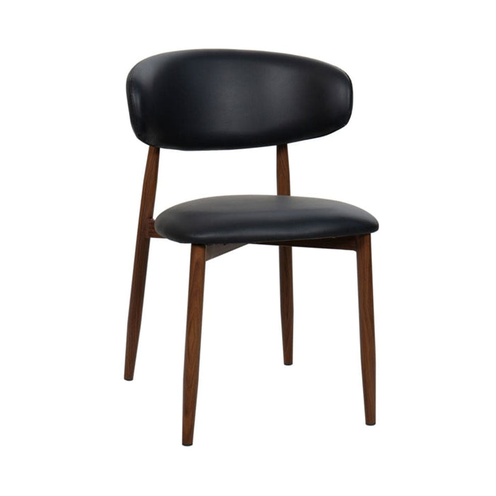 elevenpast Chairs Black Lucien Dining Chair ART076BLACKPU