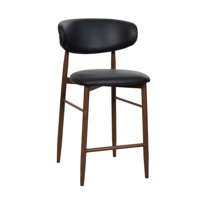 elevenpast Kitchen Stool Black Lucien Kitchen Stool ART077BBLACKPU