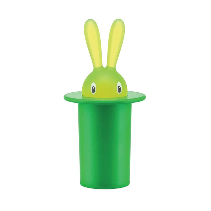 elevenpast Kitchen Appliances Green Magic Bunny Toothpick Holder by Alessi in Black | Green | Yellow ASG16 GR