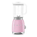 SMEG blender Smeg 50's Style Blender One Pulse Intensity Level BLF03PKEU 8017709332549