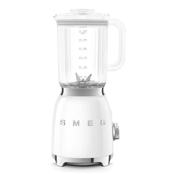 SMEG blender White Smeg 50's Style Blender Three Pulse Intenisty Levels BLF03WHSA