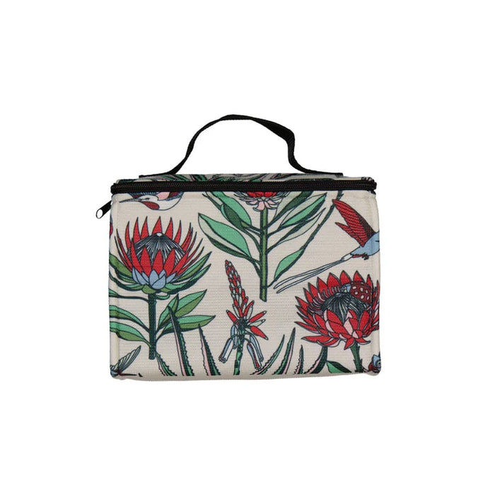 elevenpast Beverage Cooler Small Bloom Cooler Bag Red and Cream BLOOMCOOLERBAGSMALL