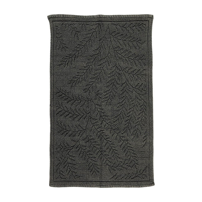 Hertex Haus bath Midnight Fernlet Bathmat in Fawn, Chalk, Midnight or Thicket BTH00027