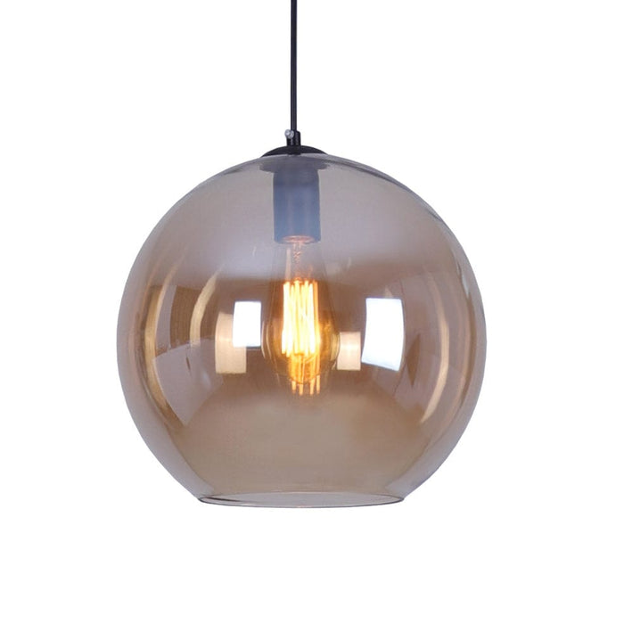 elevenpast Pendant Lights Large Sasha Glass pendant Light Amber Small | Large CA-KLCH-108L/AB