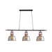 elevenpast Pendant Lights Nautical Trio Glass and Metal Pendant Light CA-KLCH-3232/3