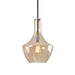 elevenpast Lighting Fixtures Small Lilian Glass Pendant Light Amber CA-KLCH-336S/AB