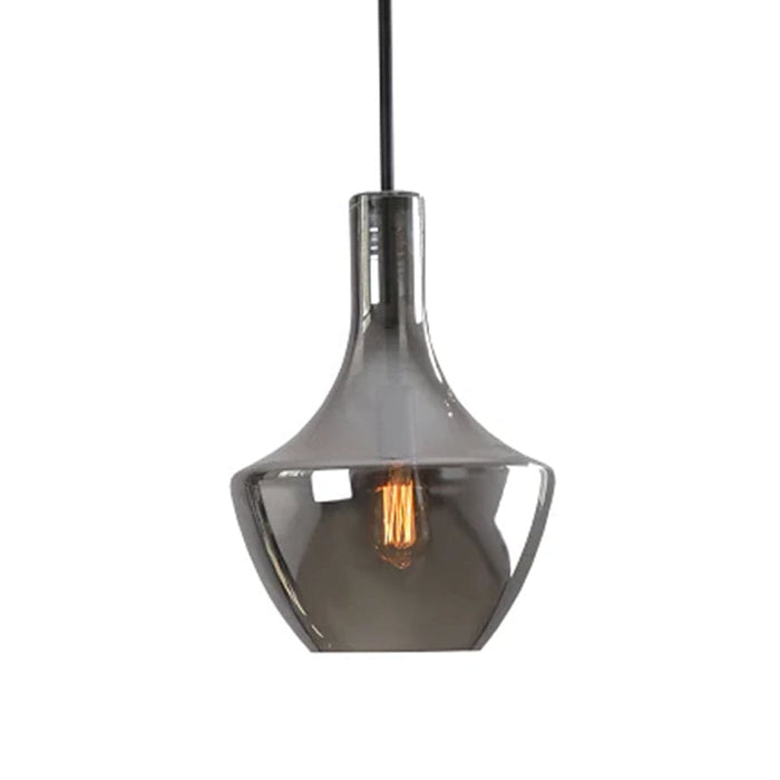 elevenpast Lighting Fixtures Small Lilian Glass Pendant Light Smoke CA-KLCH-336S/SM