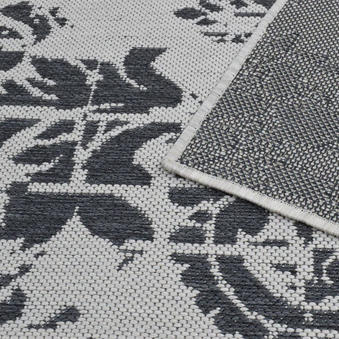 elevenpast Cambric White and Grey Rug CAMBRICWHITEGREYRUG3X0.8