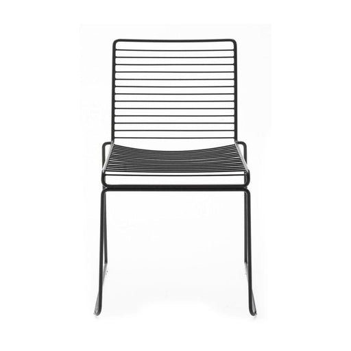 elevenpast Chairs Black Rodri Metal Dining Chair Black | White CAMC134BLACK