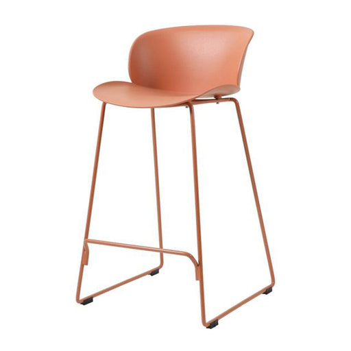 elevenpast Bar stool Caramel Tota Bar Stool - Metal and Polypropylene CAPC163HCARAMEL