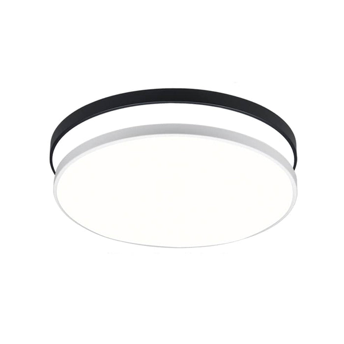 elevenpast Ceiling Light Medium Carrie LED Polycarbonate Ceiling Light Black and White Small | Medium | Large CF386-24W CCT 6007226086195