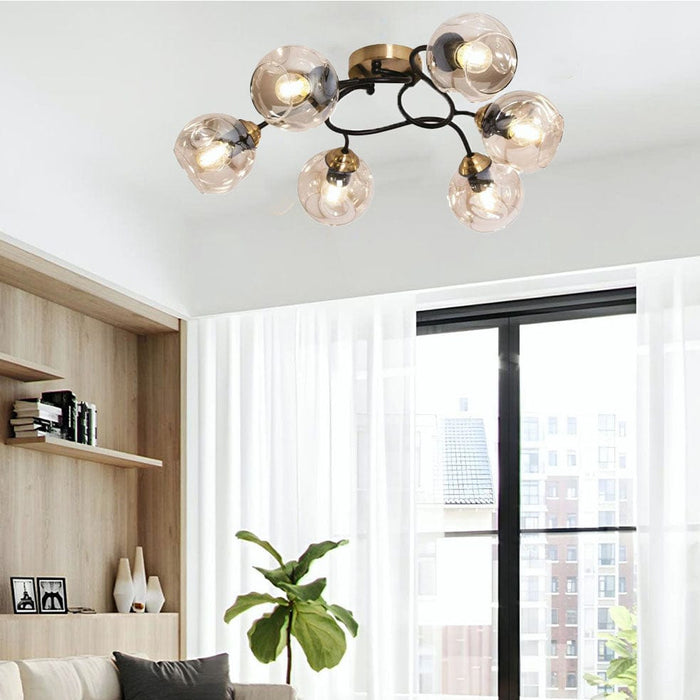 elevenpast Ceiling Light Fixtures Atomic Ceiling Light CF435/6 BRASS 6007226083941