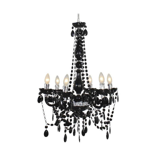 elevenpast Chandeliers Black Octave Acrylic Chandelier Light - DISCONTINUED. CH3055/6 BLACK 6007328362418