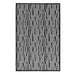 elevenpast 3m x 2m Circuit Reversible Black and White Rug CIRCUITBLACKRUG3X2