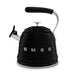 SMEG kettle Black Smeg Whistle Kettle 2.3L CKLW2001BL 8017709324285