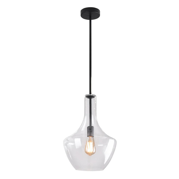 elevenpast Lighting Fixtures Lilian Glass Pendant Light Clear