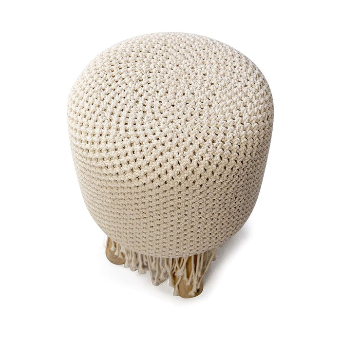 elevenpast Decor Bing Rope Stool in Cream CNIC001-1 633710857017