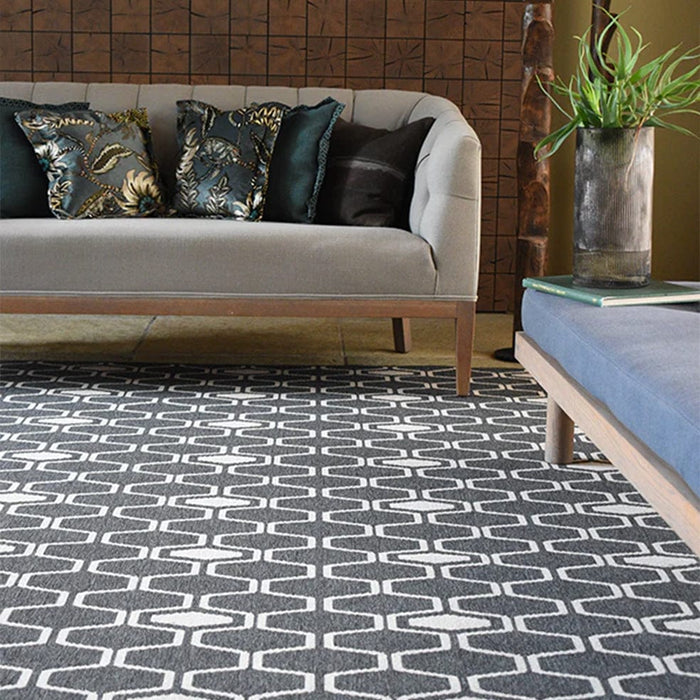 elevenpast Rug 2.4m x 1.6m Connection Reversible Grey Rug CONNECTIONGREYRUG2.4X1.6