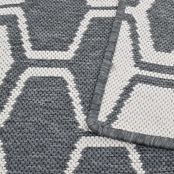 elevenpast Rug 4.2m x 3.2m Connection Reversible Grey Rug CONNECTIONGREYRUG4.2X3.2