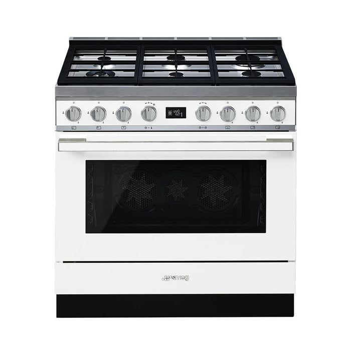 elevenpast stove White Smeg Portofino Aesthetic Cooker with Gas Hob CPF9GPWH 8017709229399