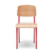 elevenpast Chairs Red Replica Jean Prouve Chair | Four Colour Options CS595DCREDNAT