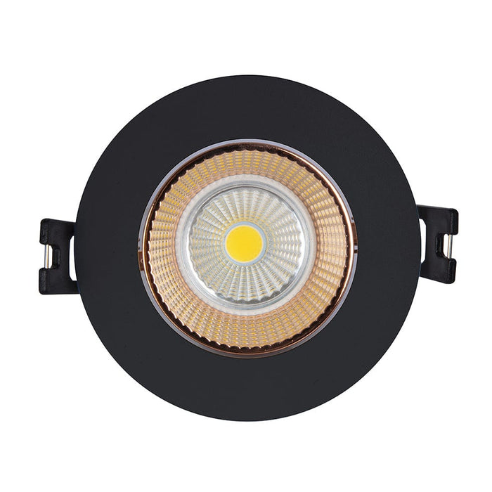 elevenpast DOWNLIGHT Tilt Polycarbonate Downlight | Black and Rose Gold D159BRG 6009551804918